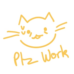 Stressed cat drawing.